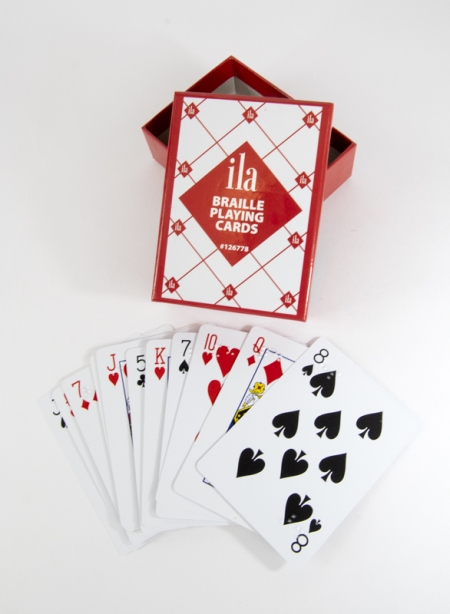 Braille playing cards
